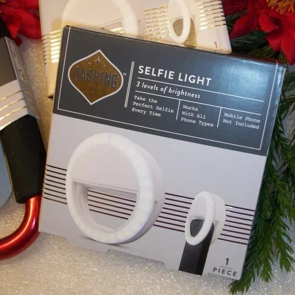 6 Pc DASHING Gift Bundle 2 Running Belts 2 Selfie Lights 1 Light-Up Sign 1 Hook